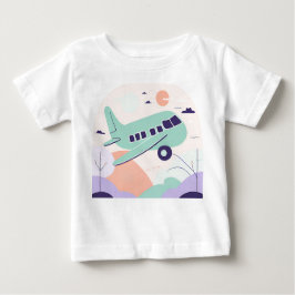 Grüne AI-Kunst Baby T-shirt