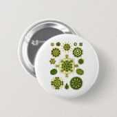 Grüne Algen Button (Vorne & Hinten)