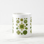Grüne Algen Kaffeetasse (Mittel)