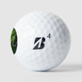 Grüne Algen und Wasser: 6 Gbcnm Golfball (Logo)