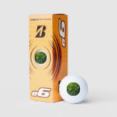 Grüne Algen und Wasser: 6 Gbcnm Golfball (Verpackungen)