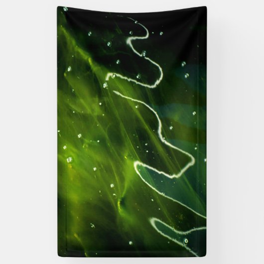 Grüne Algen und Wasser Banner (Vertikal)