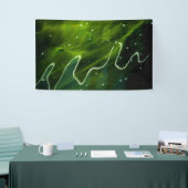 Grüne Algen und Wasser Banner (Messeveranstaltung)