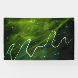 Grüne Algen und Wasser Banner