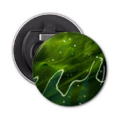 Grüne Algen und Wasser bocna Flaschenöffner (Vorderseite)