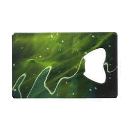 Grüne Algen und Wasser bocna Geldbeutel Flaschenöffner