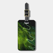 Grüne Algen und Wasser cd ltcna Gepäckanhänger (Vorderseite vertikal)