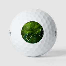 Grüne Algen und Wasser cwb gbcnm Golfball