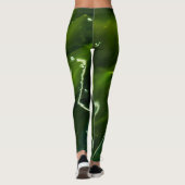 Grüne Algen und Wasser Leggings (Rückseite)