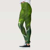 Grüne Algen und Wasser Leggings (Links)