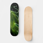 Grüne Algen und Wasser sdcnm Skateboard (Vorderseite)