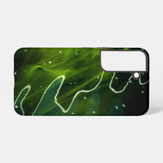 Grüne Algen und Wasser sgcnm Samsung Galaxy Hülle (Rückseite (Horizontal))