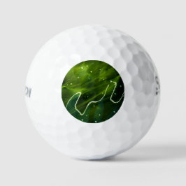Grüne Algen und Wasser ssf gbcna Golfball