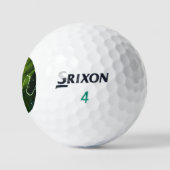 Grüne Algen und Wasser ssf gbcna Golfball (Logo)