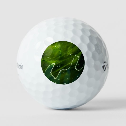Grüne Algen und Wasser tmtp5 gbcna Golfball (Vorderseite)
