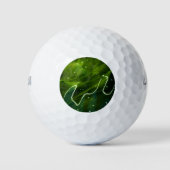 Grüne Algen und Wasser wu gbcna Golfball (Vorderseite)