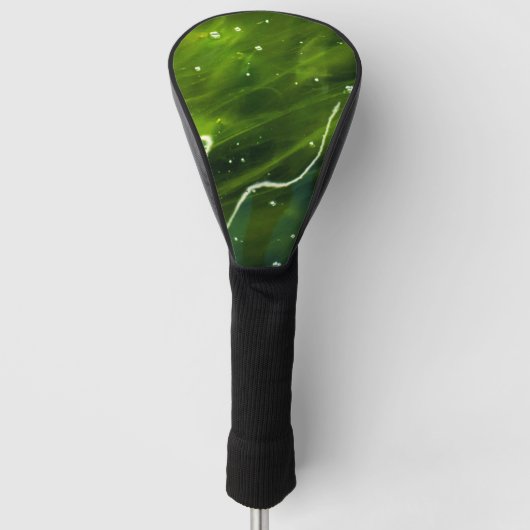 Grüne Algen und Wasserdccnm Golf Headcover (Vorderseite)