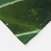 Grüne Algen und Wasserfbcna Fleecedecke (Ecke)