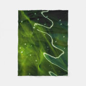 Grüne Algen und Wasserfbcna Fleecedecke (Vorderseite)