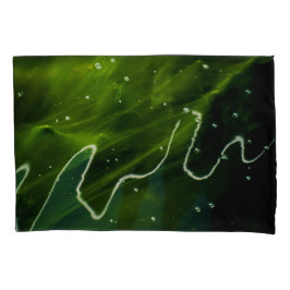 Grüne Algen und Wasserkreisläufe Kissenbezug