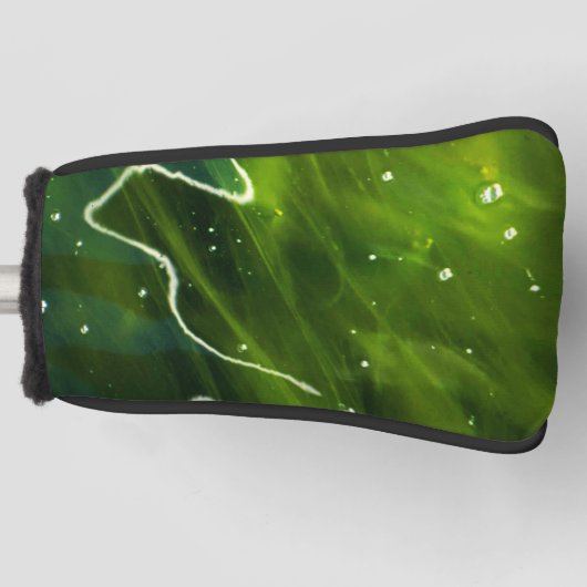 Grüne Algen und Wasserpfeife Golf Headcover (Vorderseite)