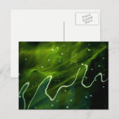 Grüne Algen und Wasserpfeife Postkarte (Vorne/Hinten)