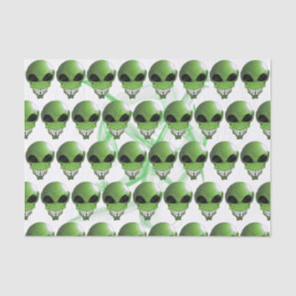 Grüne Alien Benutzerdefiniertes 10lb-Tissue-Papier Seidenpapier