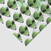 Grüne Alien Benutzerdefiniertes 10lb-Tissue-Papier Seidenpapier (Ausschnitt)