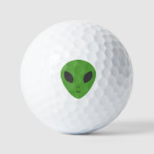 Grüne Alien Golfball (Vorderseite)
