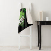 Grüne Alien Sherpa-Decke Sherpadecke (Beispiel)