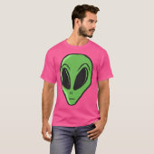Grüne Alien T-Shirt (Vorne ganz)