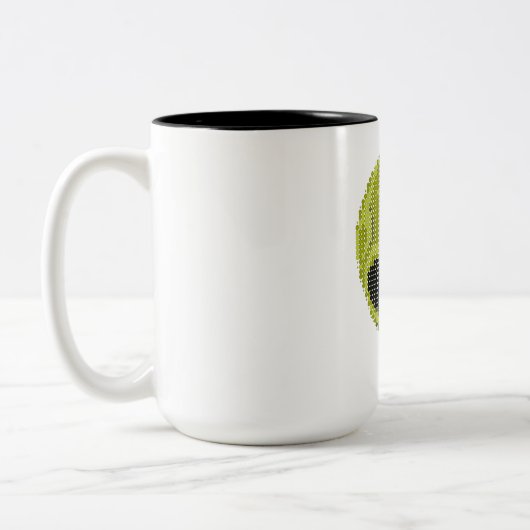 Grüne Alien Tasse (Links)