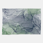 grüne Alkoholfarbe Geschirrtuch (Horizontal)