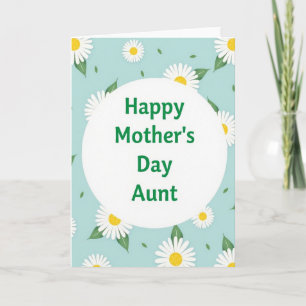 Grüne Alles Gute zum Muttertag Tante Karte