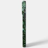 Grüne Alligator-Skin-Textur Case-Mate iPhone Hülle (Rückseite / Links)