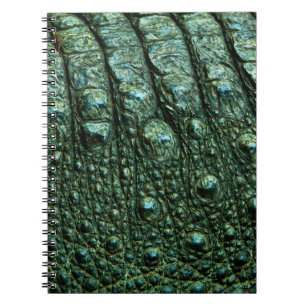 Grüne Alligator-Skin-Textur Notizblock