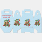 Grüne Alligatorin Superheldin Geburtstagspartei Geschenkschachtel (Ungeklappt)