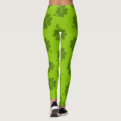 Grüne Ameisen, Kleeblatt, St. Patrick Leggings (Rückseite)