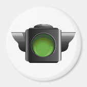 Grüne Ampel für das Klassenmanagement Magnet (Vorne)