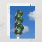 Grüne Ampel - Postkarte (Vorne/Hinten)