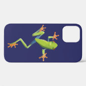 Grüne Amphibienbaum-Frog Case-Mate iPhone Hülle (Rückseite (Horizontal))
