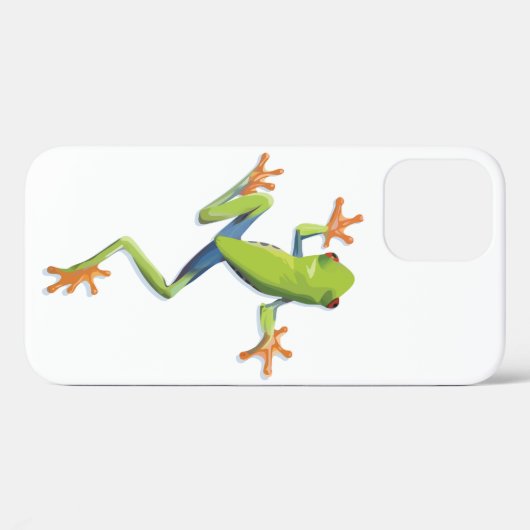 Grüne Amphibienbaum-Frog Case-Mate iPhone Hülle (Rückseite (Horizontal))
