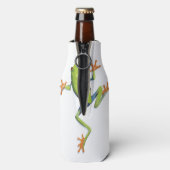 Grüne Amphibienbaum-Frog Flaschenkühler (Flasche Rückseite)