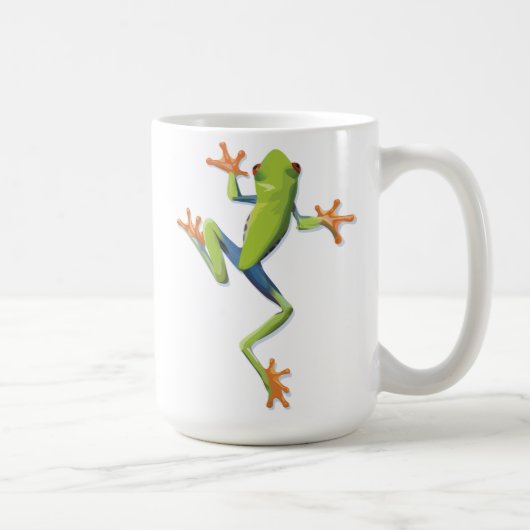 Grüne Amphibienbaum-Frog Kaffeetasse (Rechts)