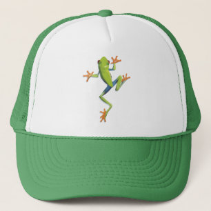 Grüne Amphibienbaum-Frog Truckerkappe