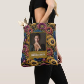 Grüne Anemonen Garten Überraschung Geburtstag Freu Tasche (Von Nahem)
