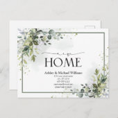 Grüne Ankündigung über neue Zuhause Script Moving (Vorne/Hinten)