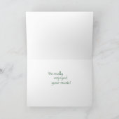 Grüne Anmerkungen, gut gemacht Karte (Innenseite)