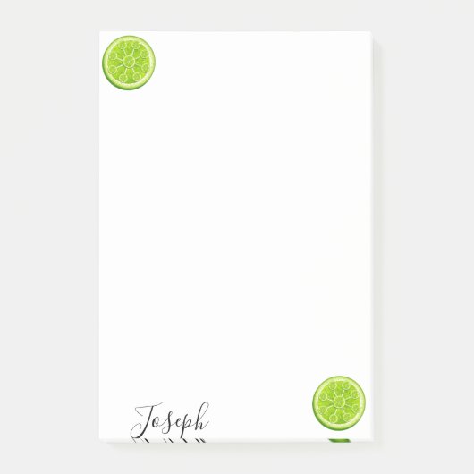 Grüne Anmerkungen Limon Post-it Klebezettel (Vorderseite)