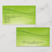 grüne Anmut Visitenkarte (Vorne/Hinten)